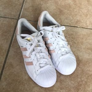 Adidas Shell Toe Sneakers in Pink